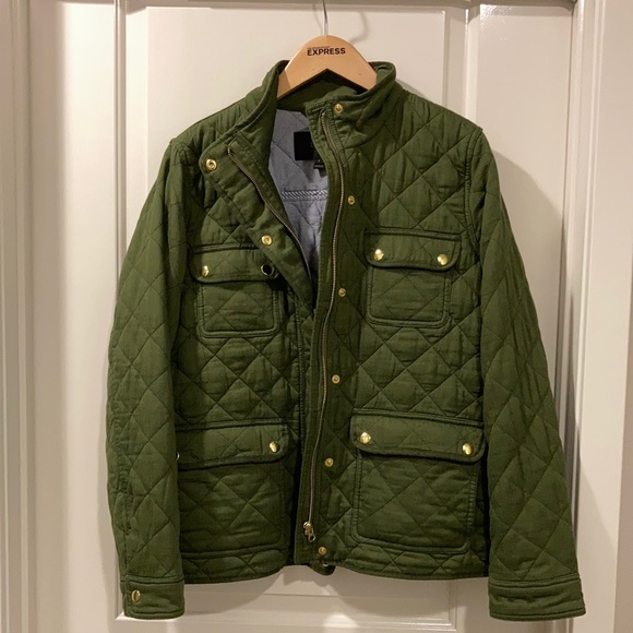 J. Crew Jackets & Blazers - EUC L J Crew Olive Green Jacket